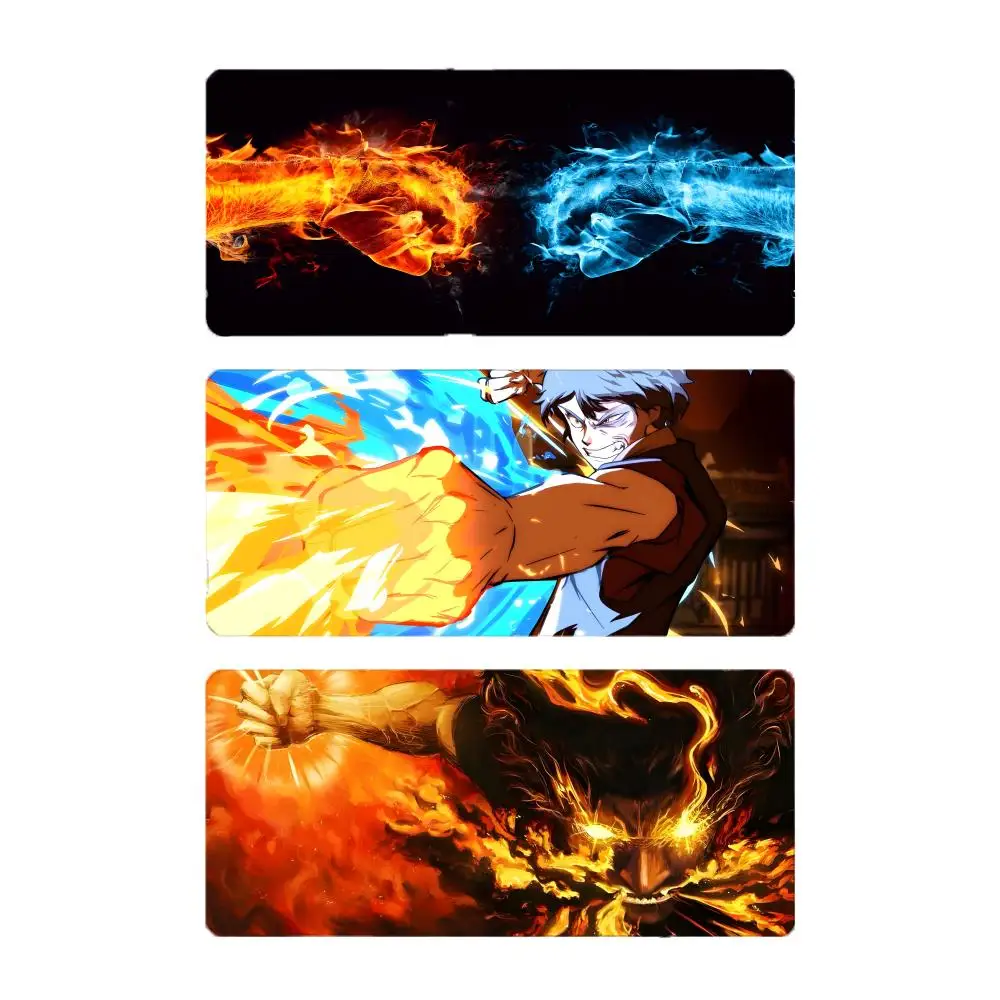 Dark Powerful Anime F-Fire Punch Agni Mouse Pad Mousepad Large Gaming LockEdge Thickened PC Table Desk Mat
