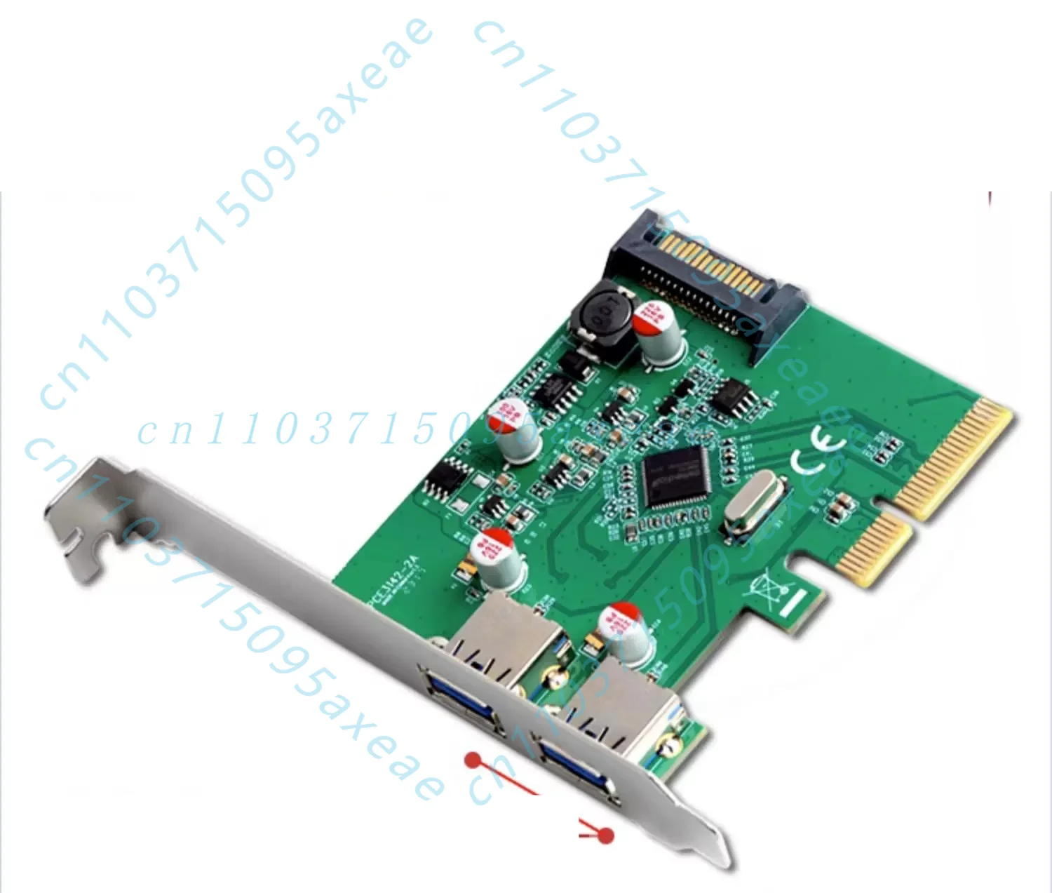 For Sibak OV-PCE3142-2A USB 3.1 Expansion Card PCI-E Image Acquisition Card for Industrial Camera ASM3142