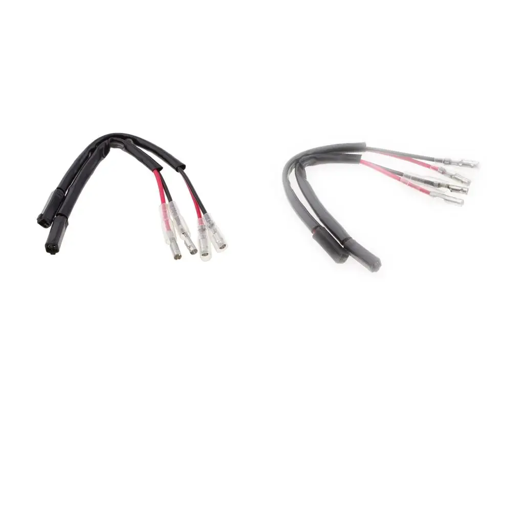 Turn Signal Indicator Adaptor Leads Rubber Plug Wiring Connector for Suzuki GSX1300R Hayabusa 1997 2010