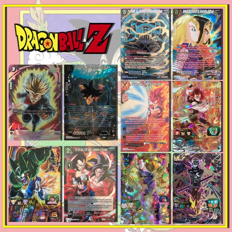 Bandai Dragon Ball hero US version Son Goku Bejita Yonsei Cell Android 18 Collector's cards boy toy Birthday Christmas gifts