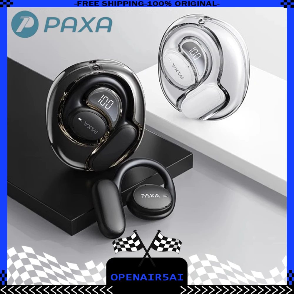 

Paxa Openair5ai Bluetooth наушники подвесные наушники с искусственным интеллектом интеллектуальный перевод 128 языков минуты наушники для встреч подарок на заказ