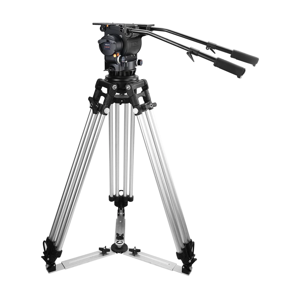 E-IMAGE MOTUS72 72kg Payload Professional Heavy Tripod Kit With New Designed  Base Fluid Head