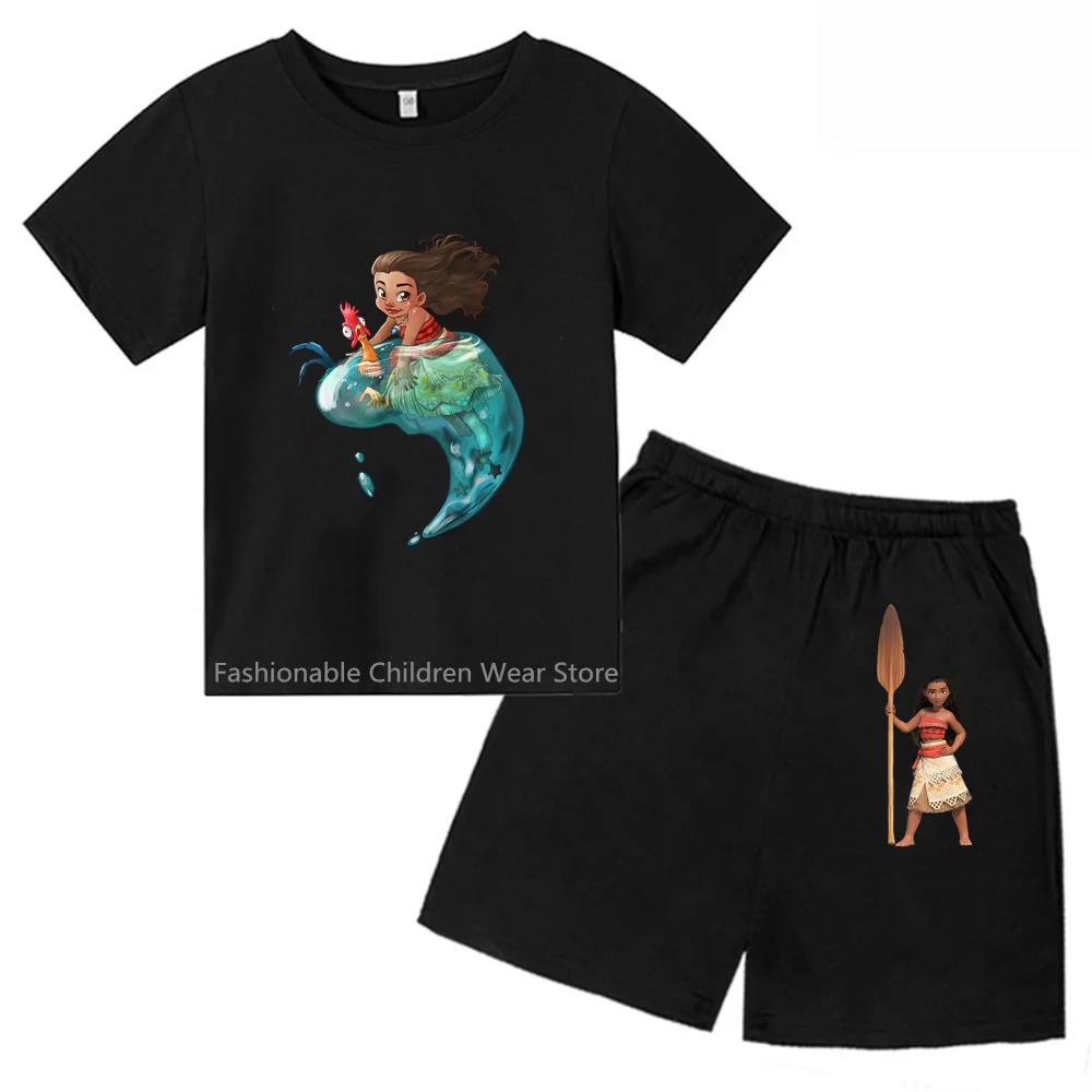 Ocean Odyssey Gear 2024 - Whimsical Cartoons Tshirt & Shorts - Casual Summer Style For Boys & Girls - Ages 3-14, Make A Splash!