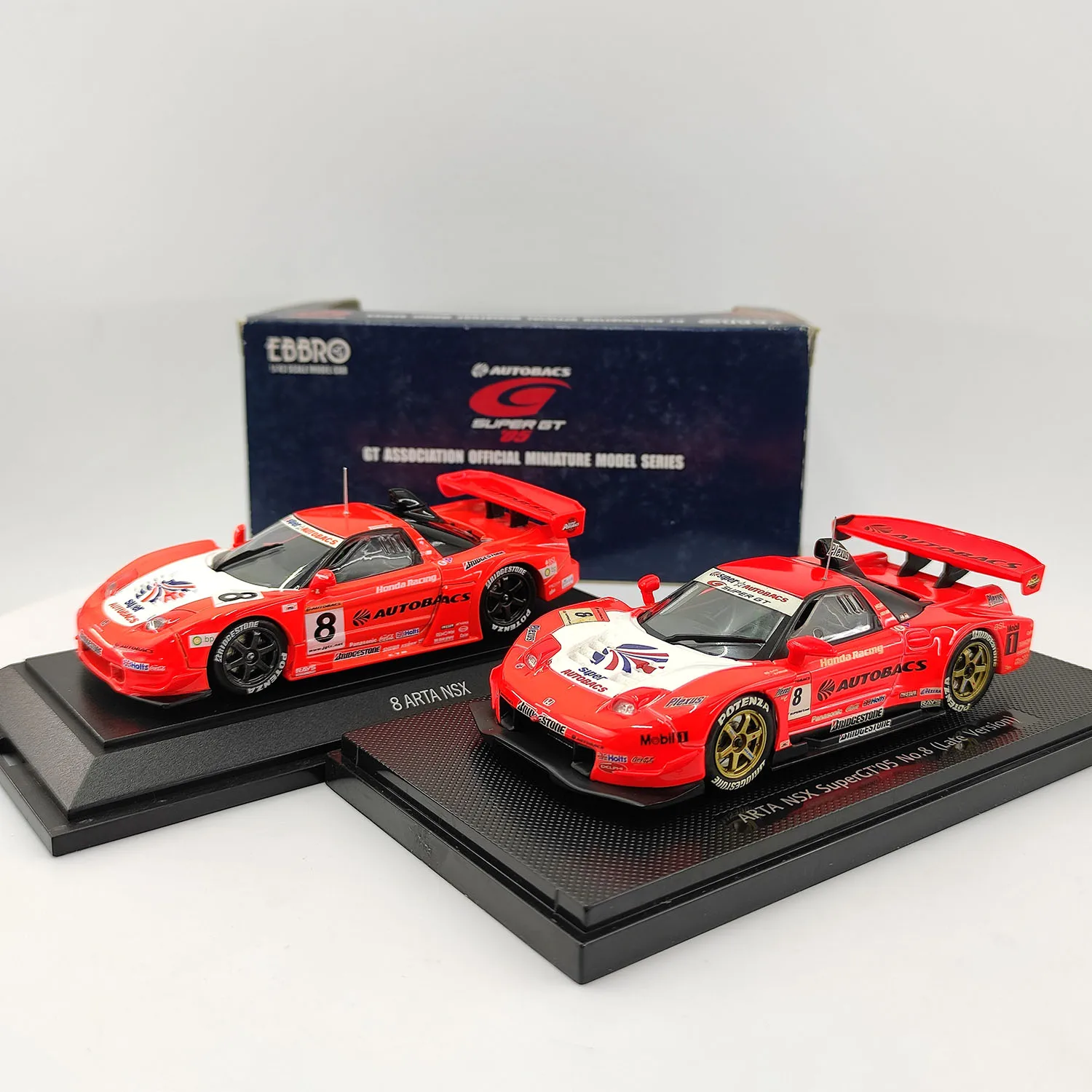 Diecast EBBRO 1:43 Scale 8 ARTA NSX SuperGT'05 No.8 Alloy Car Model
