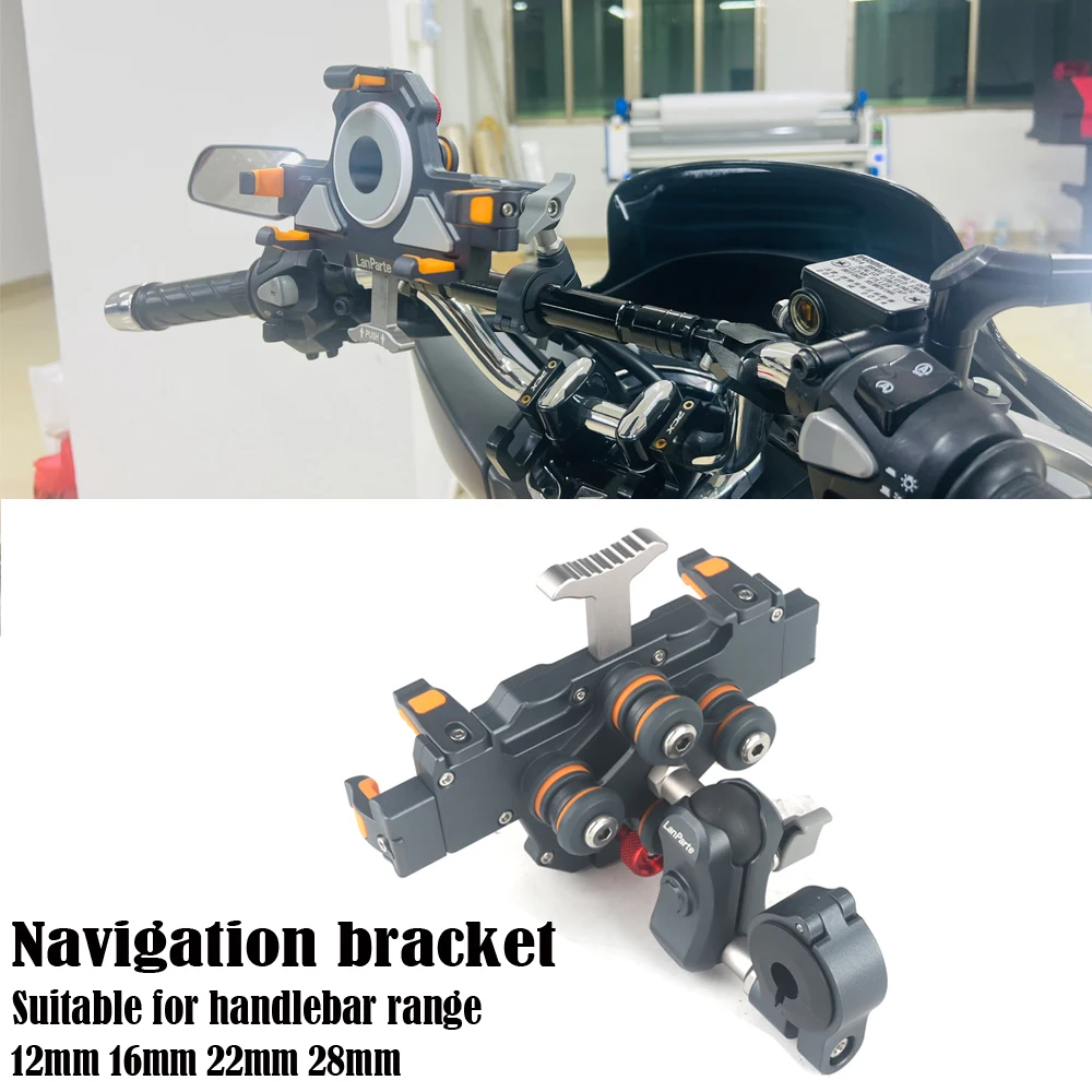 For BMW motorcycle phone holder aluminum alloy new design bracket high-quality support seat handle size 12mm 16mm 22mm 28mm