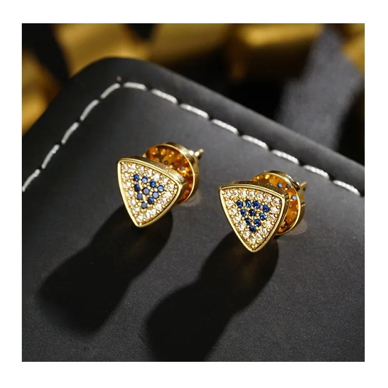 

Internet Explosion Original Ear Plug Copper Plated Real Gold [Ocean Mood] Limited Exquisite Small Versatile Stud Earrings