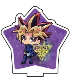 Anime Yu-Gi-Oh! Mini Figure Doll Game YuGiOh Yuga Ohdo Yuya Sakaki Fudo Yusei Acrylic Stand Model Cosplay Toy Gift