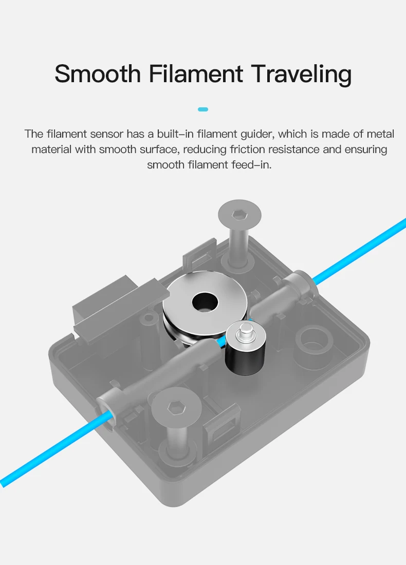 Kit detector de filamento original CREALITY compatível com acessórios de impressora 3D Ender-3 V3 SE_Ender-3 V3 KE