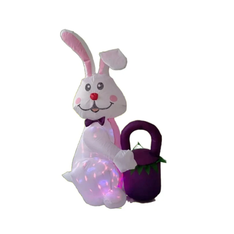Inflatable Easter With LED Lights Inflatable Toys For Outdoor Family Home Party Decoration Ornament