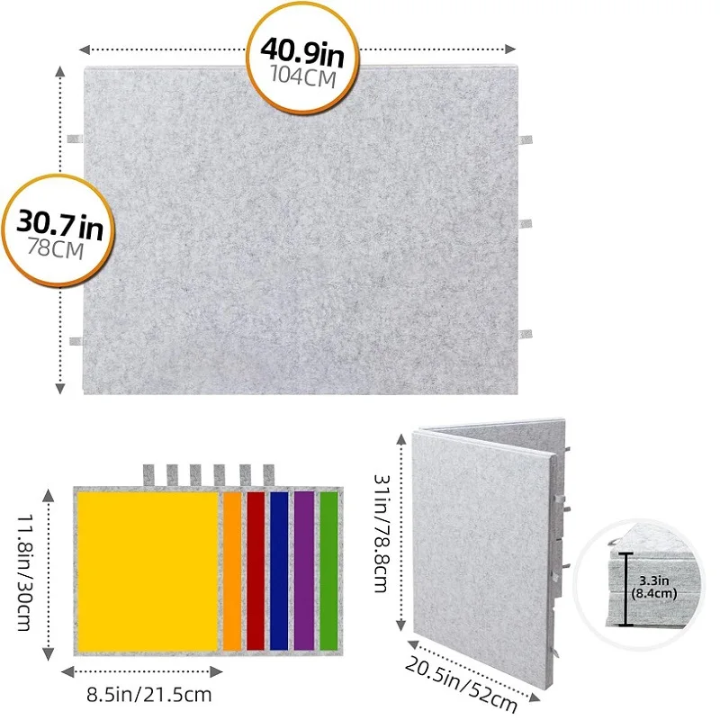 Portable Felt Puzzle Board Stand Foldable 2000-Piece Puzzle Sorting Boards Drawer-style Sorting Table