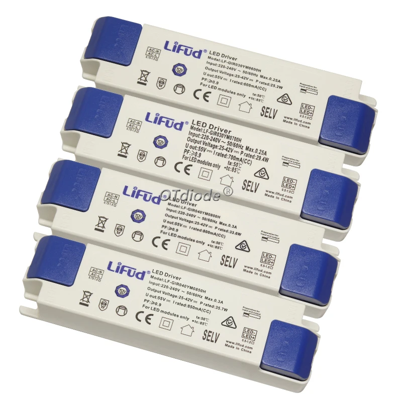 1pcs Lifud LED Driver LF-GIRxxxYM 25-42V 200mA 350mA 600mA 900mA 1000mA 1200mA 1300mA 1400mA 1500mA LED Power Supply Transformer