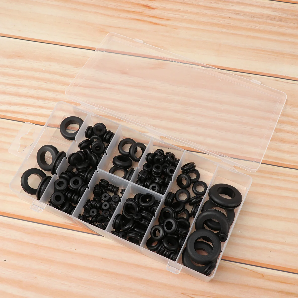 

180pcs Rubber Grommets Retaining Ring Blanking Hole Wiring Cable Gasket Kits Insulation Seal Washer Durable Lightweight Tool For