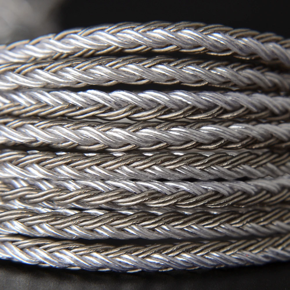 NICEHCK C16-4 Cavo placcato argento a 16 nuclei Spina da 3,5/2,5/4,4 mm Connettore MMCX/2 pin/QDC per TRNV90 KZZSX TFZ QDC NX7MK4 DB3 BL-03