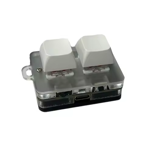 RGB 2 Button Mechanical Keyboard Hot-swappable Bluetooth 3-mode Mini E-sports Wireless Gaming 2.4G Keyboard Custom Keys Sho X8W7