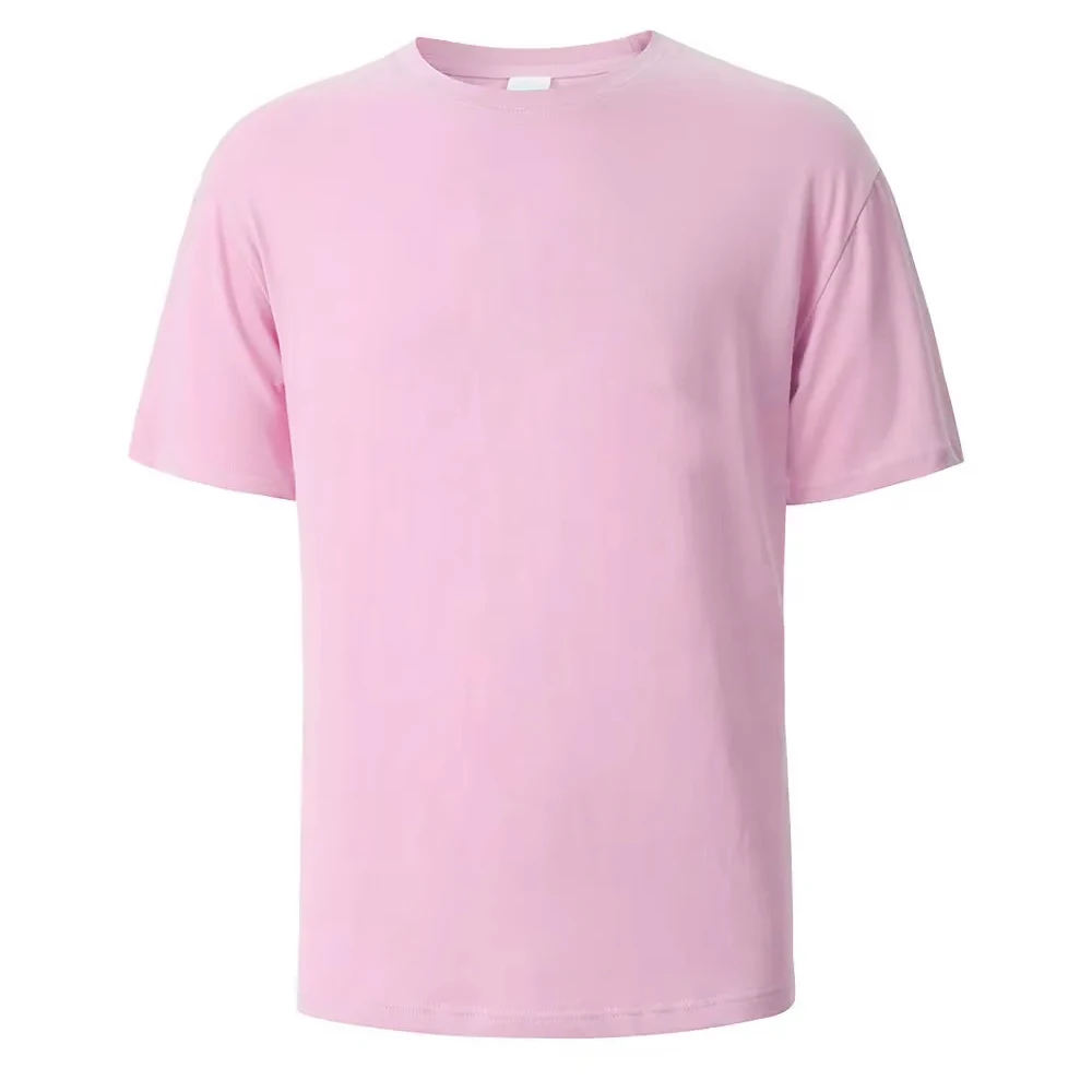 500/300g Zwaar Wit Puur Katoen T-shirt Verdikte Schroefdraad Ronde Hals Korte Mouwen Drie Naald Half mouw Tees