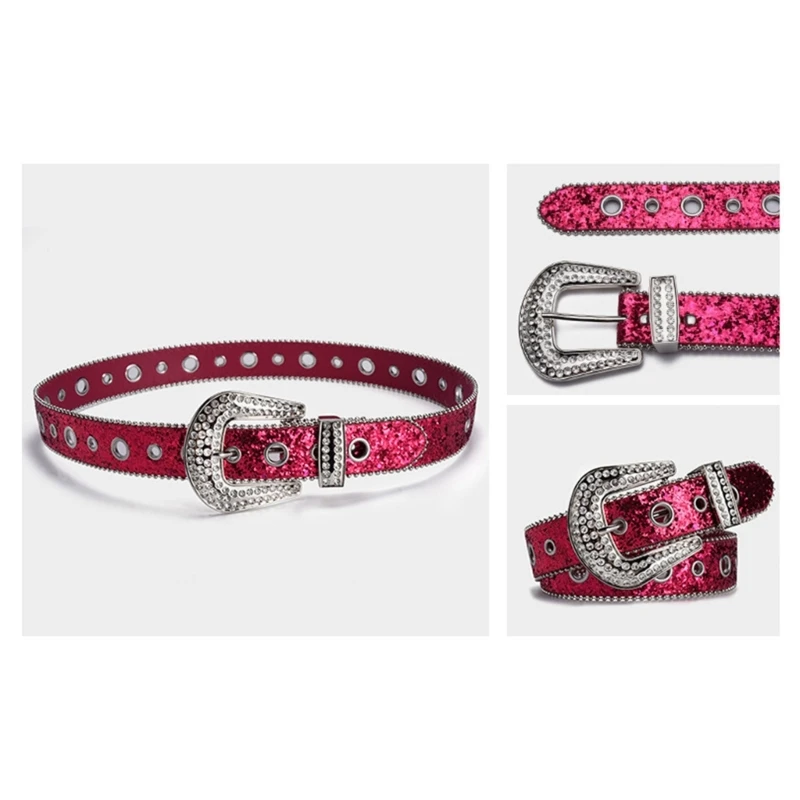 

Multiple Color Waist Belt Western Sequins Belt Cowgirl Cowboy Belt Dropship