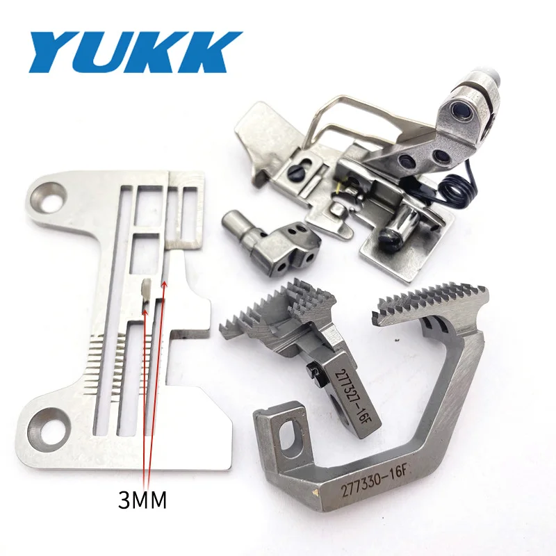 

Industrial Sewing Machine Gauge Set 3*5mm For Overlock Sirbua 988 Jack798 277330-16F 277327-16F