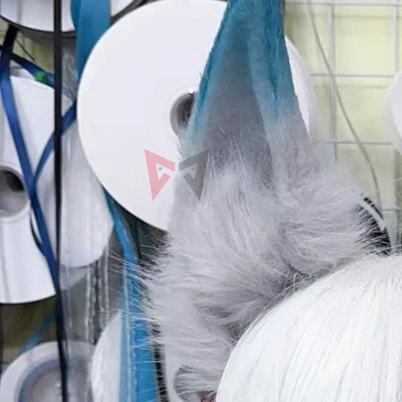 Honkai Baru: Hiasan Kepala Lingkaran Rambut Telinga Rubah Cosplay Star Rail Feixiao untuk Pesta Permainan Buatan Tangan Dibuat Sesuai Pesanan