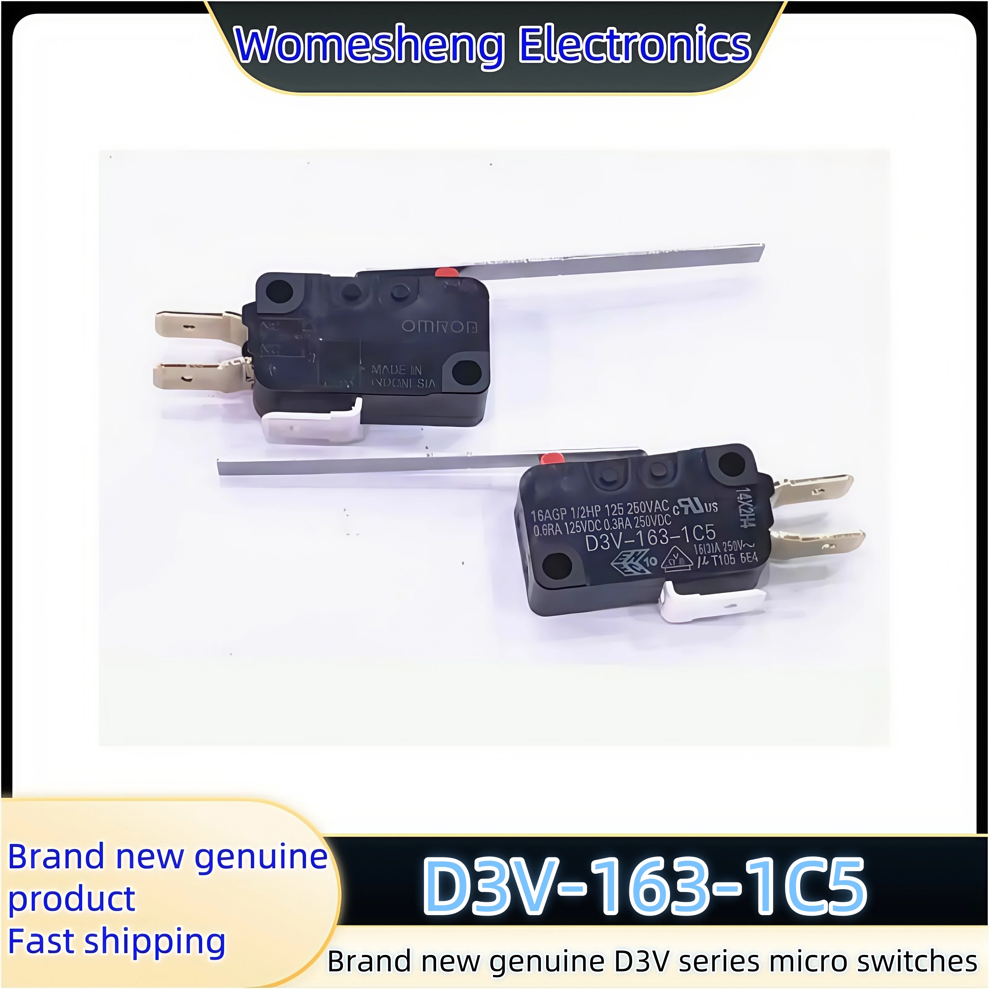 

Brand new genuine D3V-163-1C5 microswitch 1 piece