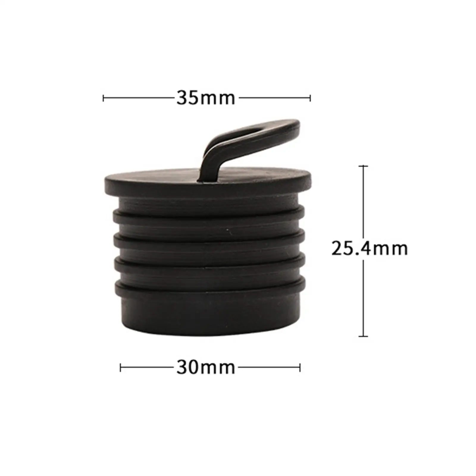 4 Pieces Kayak Scupper Plugs Waterproof Easy Installation Boat Accessory Canoe Replacement Lightweight Dinghy Kayak Drain Plug