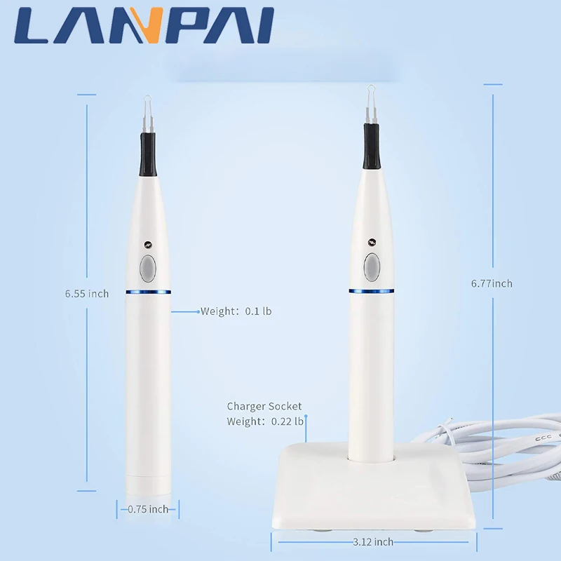 Lanpai Dental Gutta Percha Cutter Endo Gutta Teeth Whitening Dental Endodontics Cutta Percha 4 Free Tips Dentistry Equipment