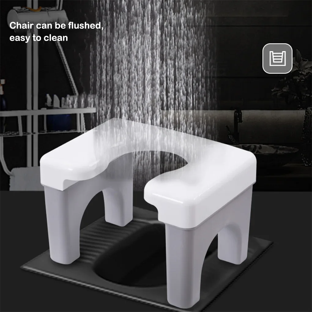 

Easy-to-Clean Toilet Stool Enjoy A Hassle-Free And Hygienic Bathroom Experience Bathroom Stool For Adults Toilet Seat white