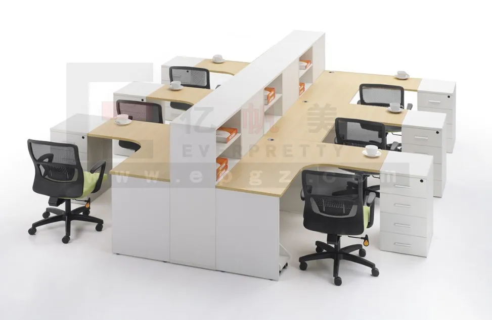 Cheap 6 Seater Office Computer Desk Workstation Staff Workstation High Quality