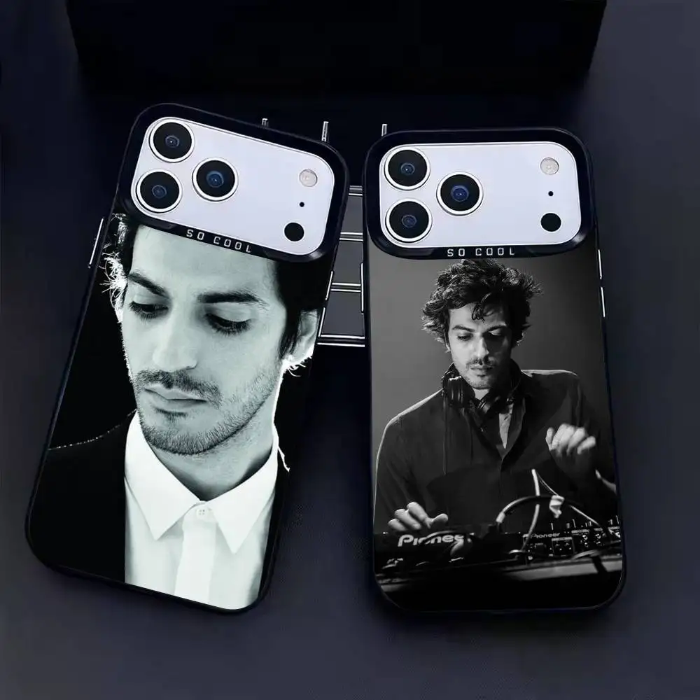 Чехол для телефона DJ Gesaffelstein Mike Levy для iPhone 17, 16, 15, 14, 13, 12 Pro Max, черный матовый противоударный чехол-накладка