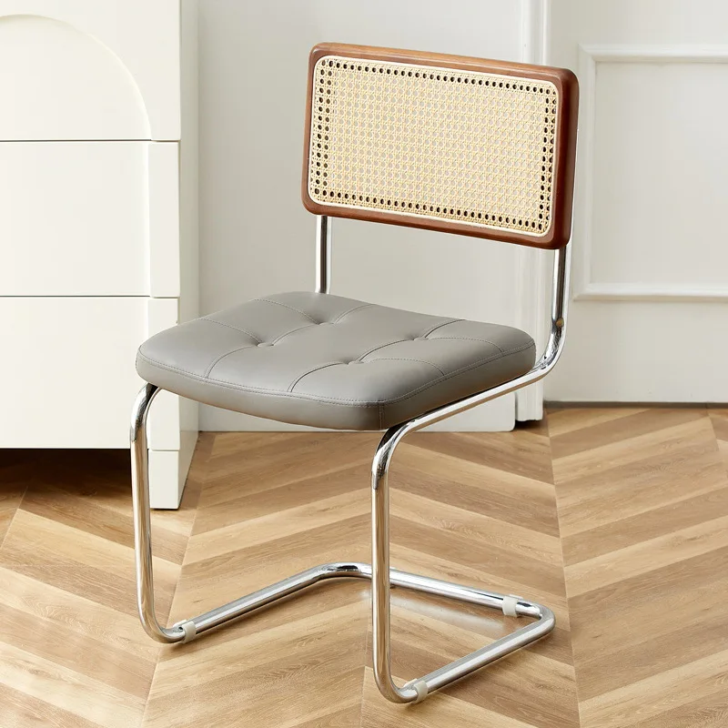 Black Brown Rattan Office Dining Chair Hot Selling Modern Garden Furniture Rattan Outdoor Dining