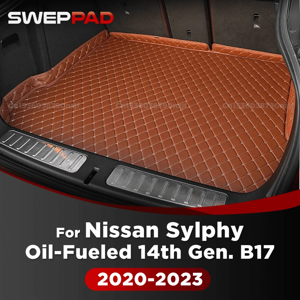 

Для Nissan Sylphy 14-го поколения B17 2020-2023 22 21 3D коврик в багажник автомобиля коврик для багажника аксессуары для интерьера