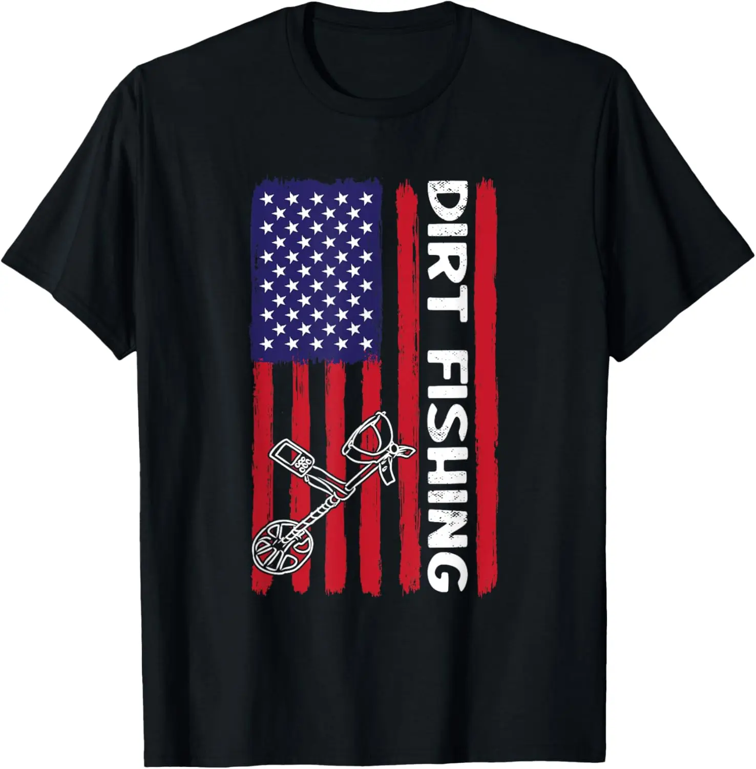 Dirt Fishing Metal Detecting Metal Detector Treasure Hunting T-Shirt