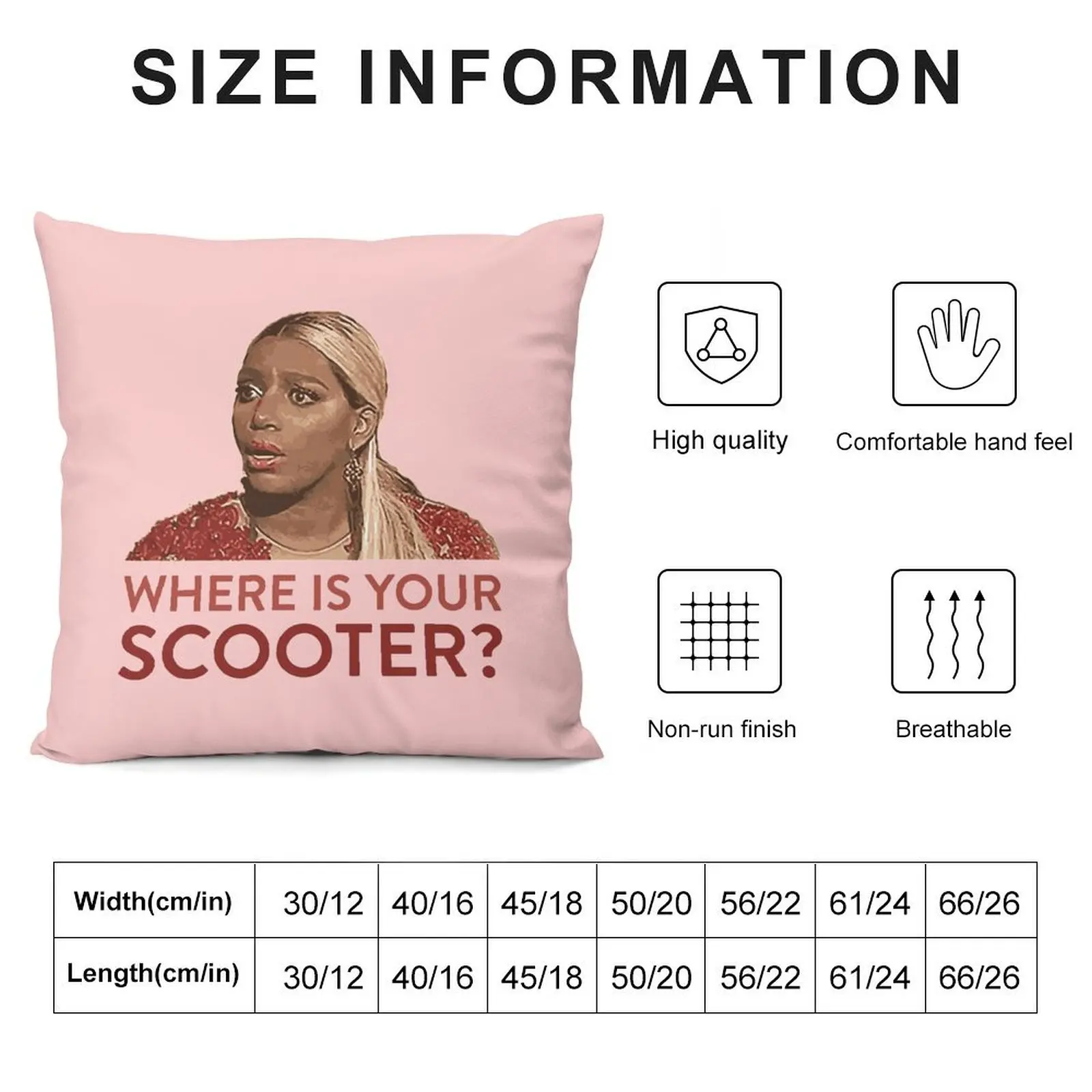 NeNe Leakes - Where is your scooter? Throw Pillow Sofa Cushions Covers Decorative Cushions For Luxury Sofa pillow