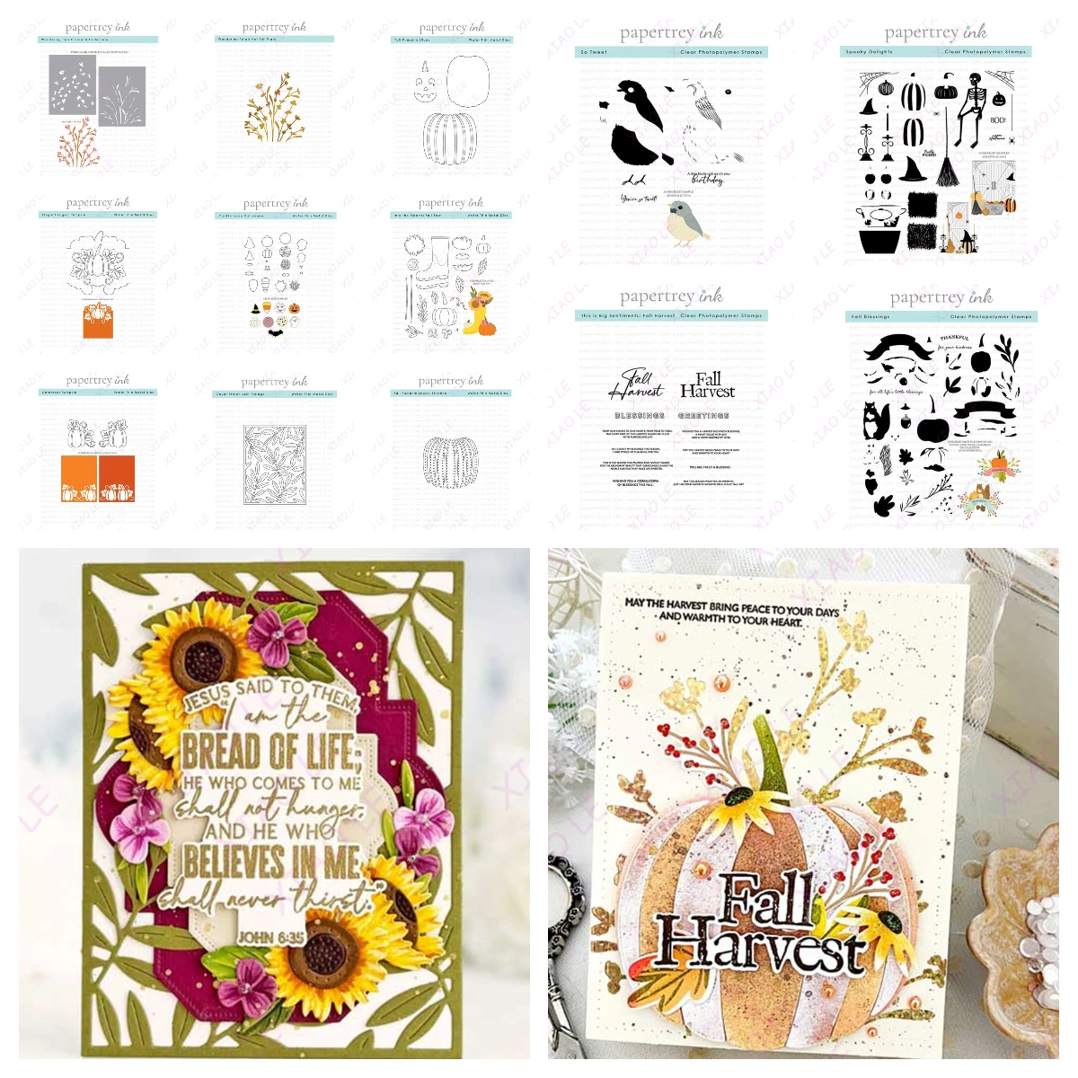 2025 Metal Cutting Dies DIY Scrapbooking Card Stencil Paper Cards Handmade Album Stamp Halloween Pumpkin Boo Sentiments Stamps