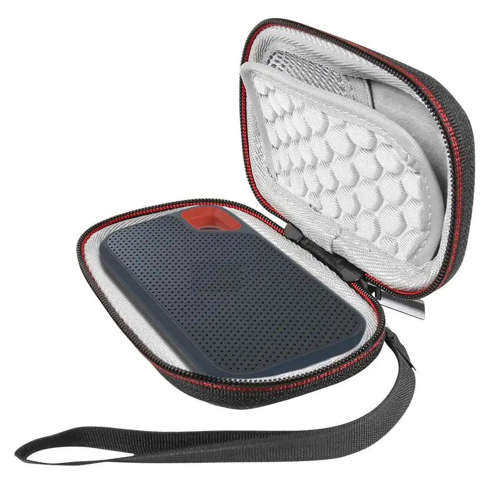 EVA Carrying Case for San Disk SanDisk PSSD E30/E60/E61 Mobile SSD Traveling Portable Hard Shell Storage Bag