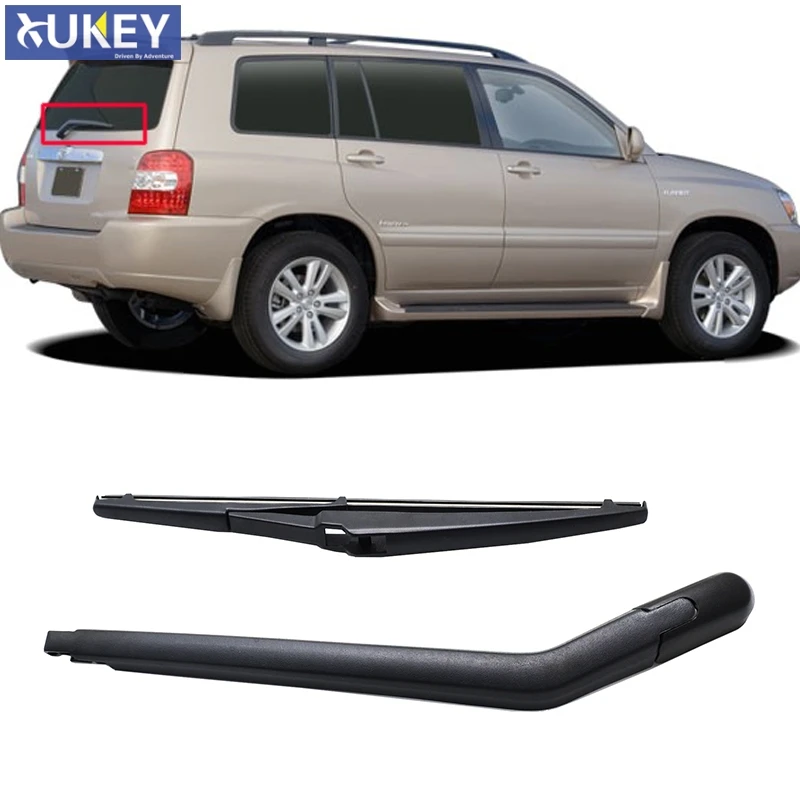 Xukey 12 "zestaw ramion wycieraczki tylnej szyby zestaw dla Toyota Highlander Kluger MK1 2007 2006 2005 2004 2003 2002 2001