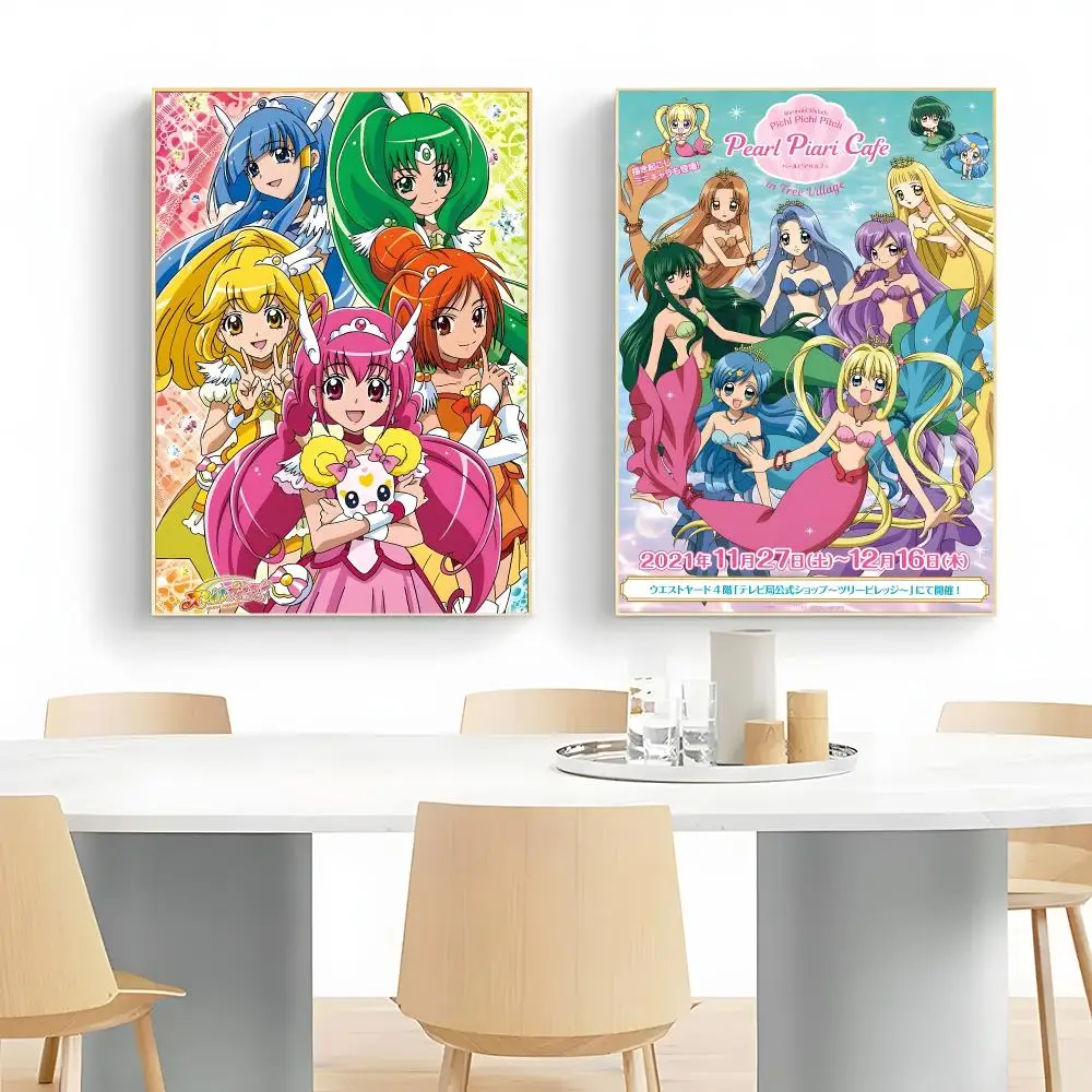 Magical Anime M-Mermaid Melody Poster Wall Art Print Decorative Mural Home Decor Gift Unframed