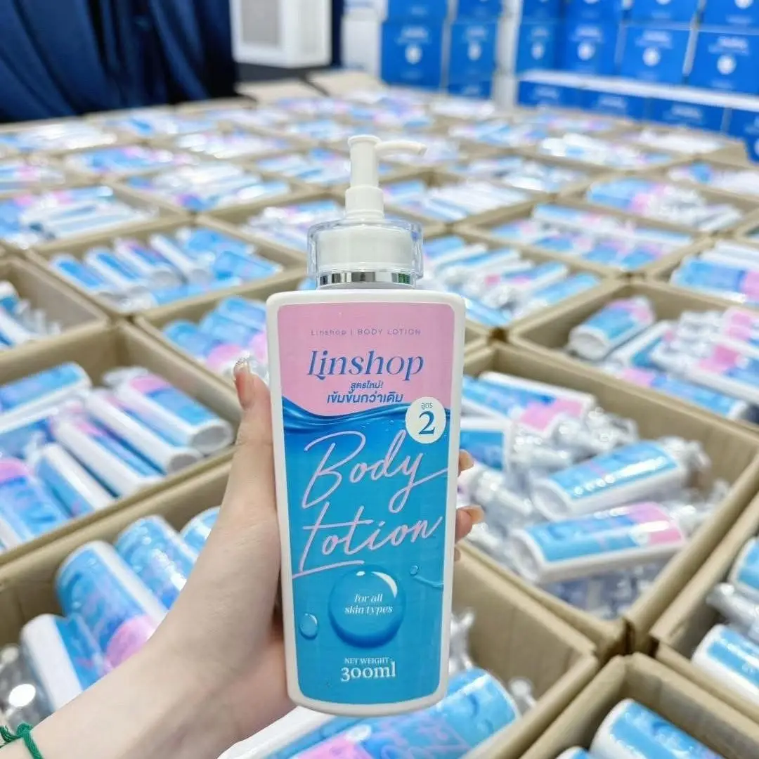

New Thai Linshop Whitening Body Lotion 300ml, Brightening & Moisturizing Care