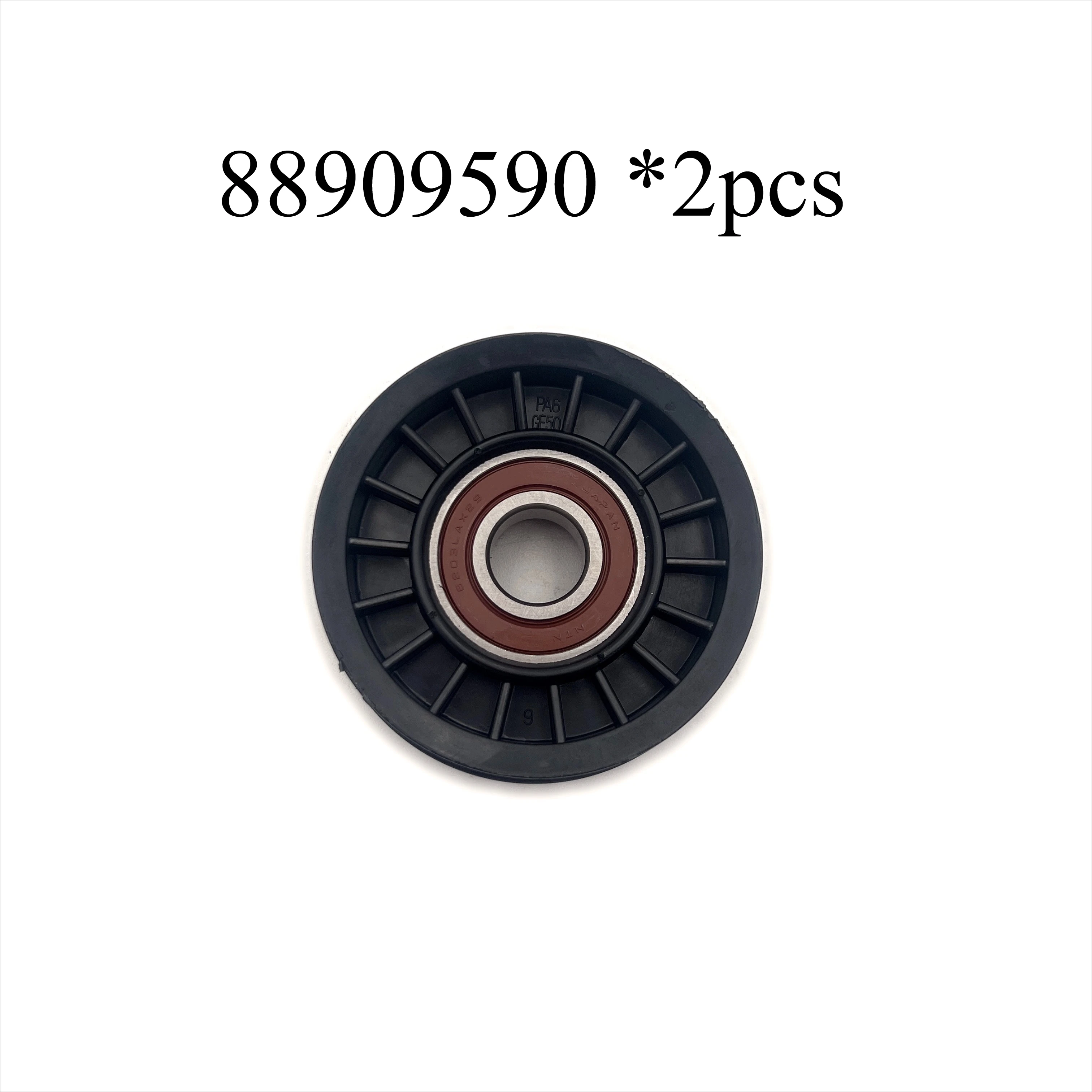 88909590 Drive Belt Idler Pulley Serpentine Tensioner Pulley Idler for Chevy Chrysler Dodge Ford GMC Jeep