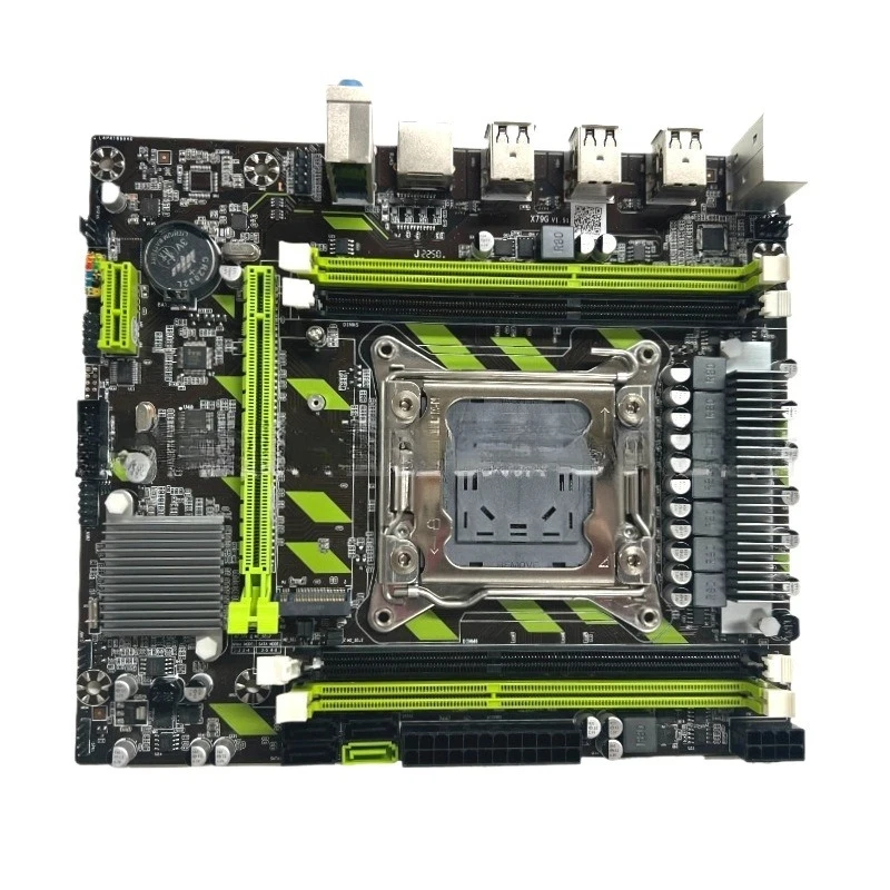 For X79G Main Board Desktop Computer Main Board 2011 Pin M.2 Interface, Support DDR3 RECC