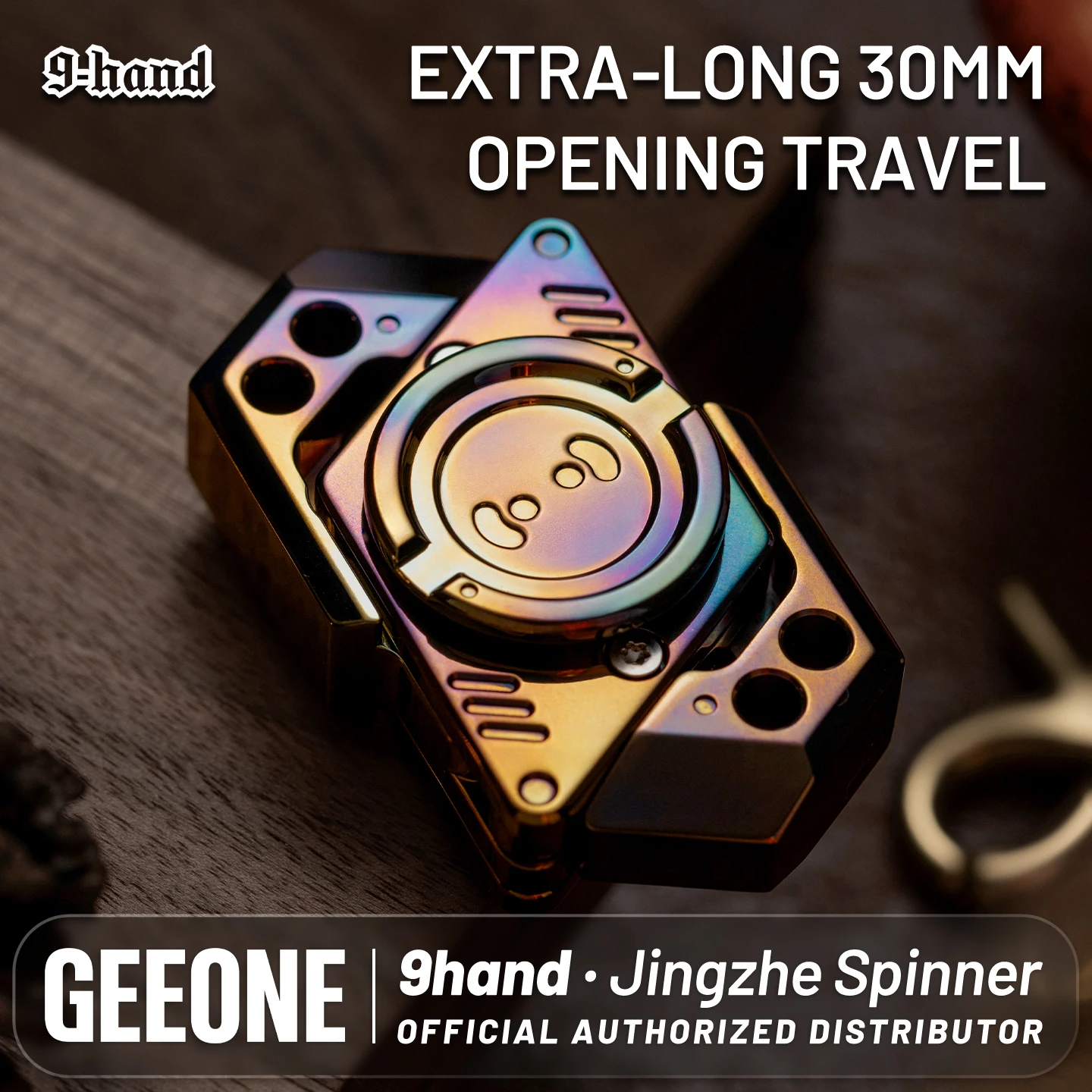 9 Hand Fidget Spinner Fingertip Gyro Decompression EDC Toy Limited Edition Giocattoli Magnetici