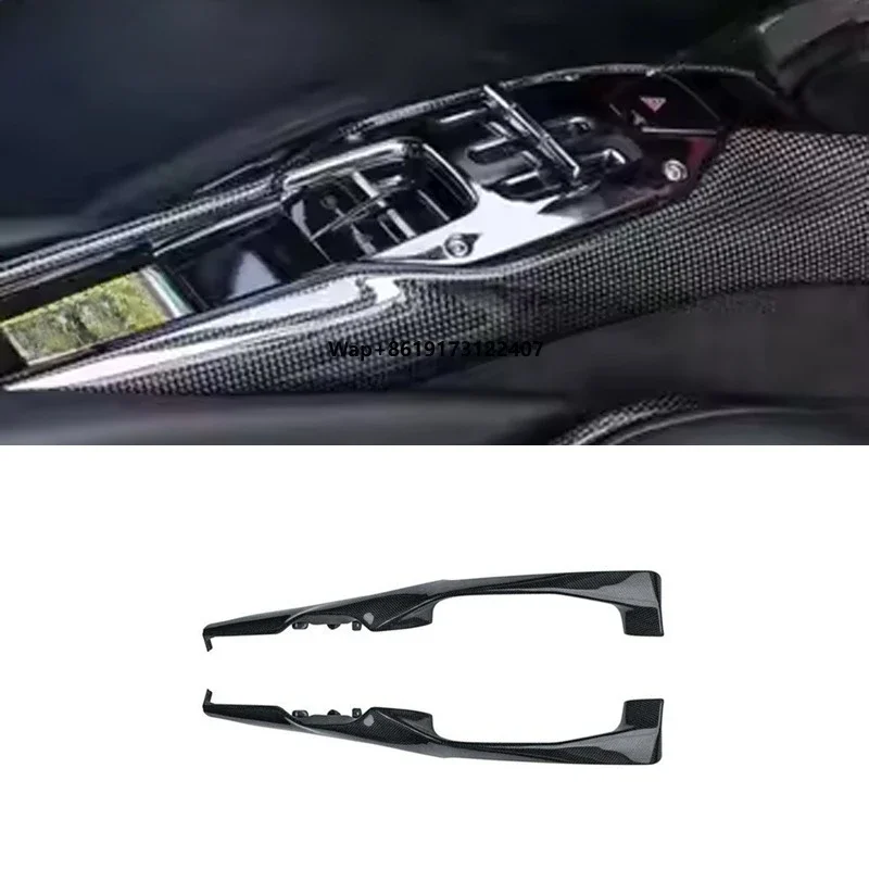 

OEM Style Auto Parts Dry Carbon Fiber Automotive Accessories Car Interior Shift Center Control Panel for 296 GTB GTS