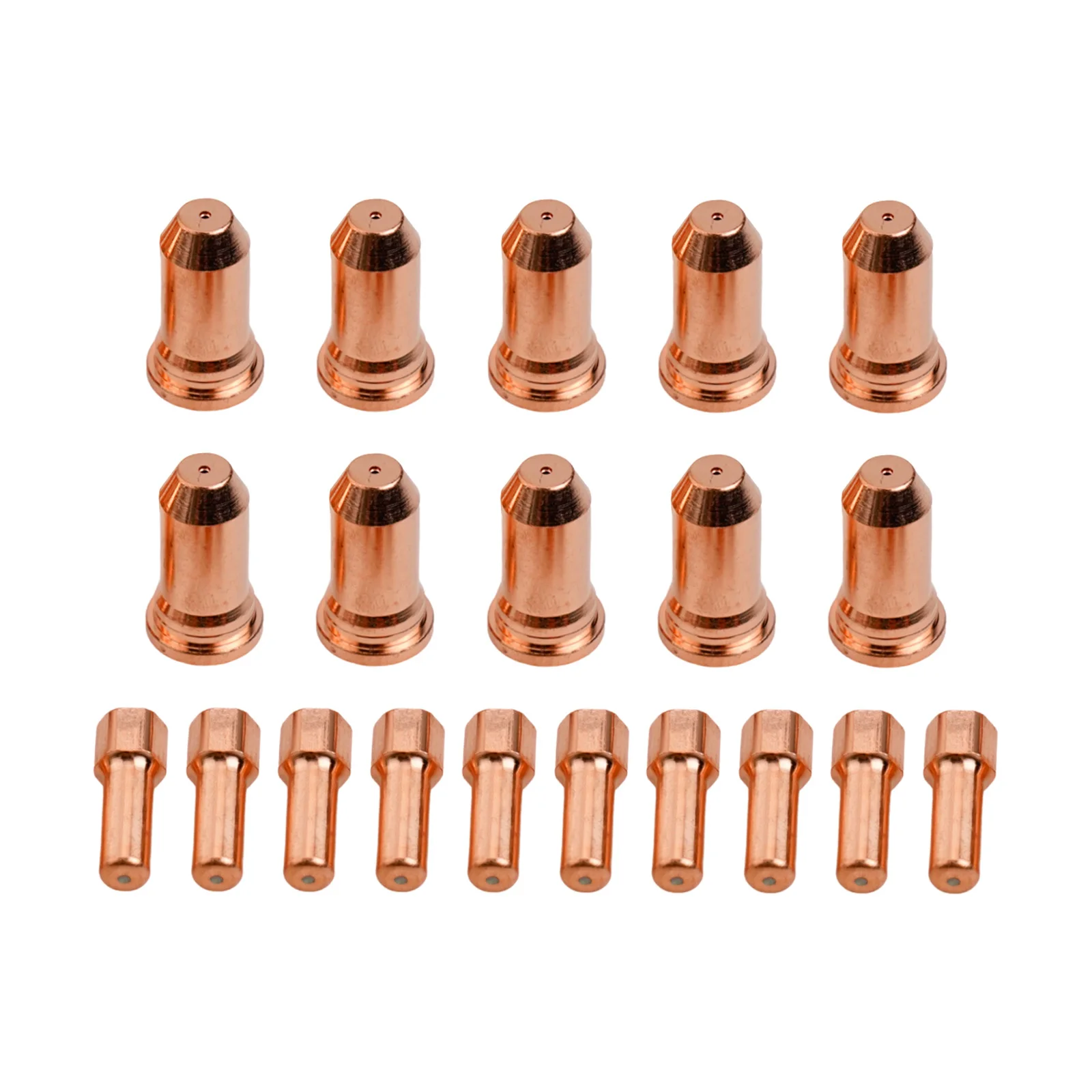 

20 шт./компл. PT100 IPT-100 плазменный 52556 электрод 51246 наконечник сопла 1,2 мм для горелки плазменный резак электроды сопла расходные материалы