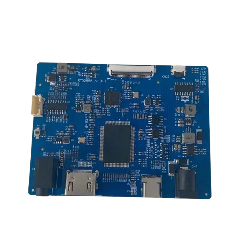 For RTD2555-V1.0F Display Driver Board. Support HDMI Audio Input. MIPI Interface LCD Screen