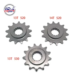 NC450 13T 14T 520 530 Sprocket 450CC ZongShen Xmotos Apollo KAYO T6 BSE Dirt Pit Bike