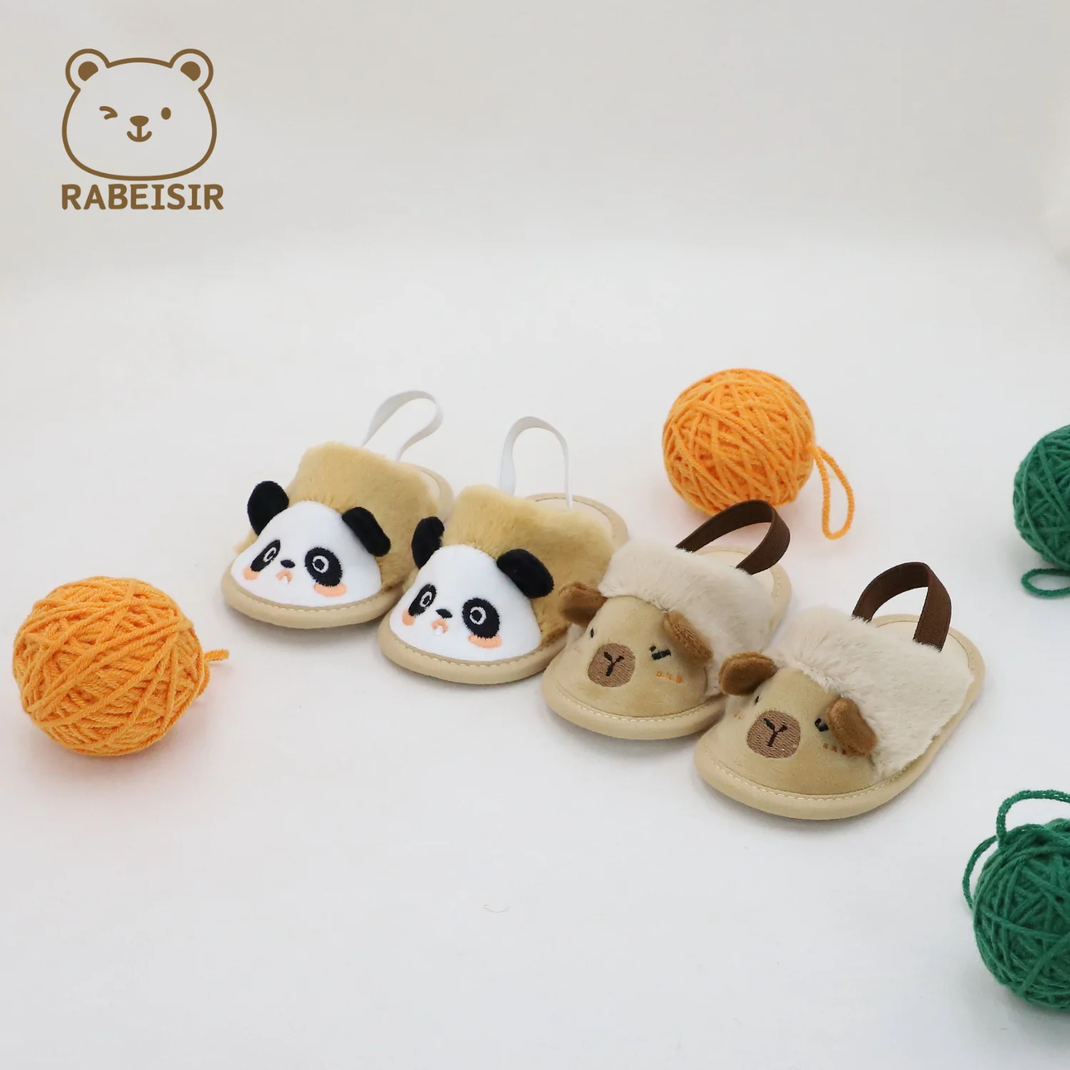 

Male and Female Baby Slippers, Baby Walking Shoes, 0-1 Year Old, Semi-Soft Sole, Comfortable for Indoor and Home Wear