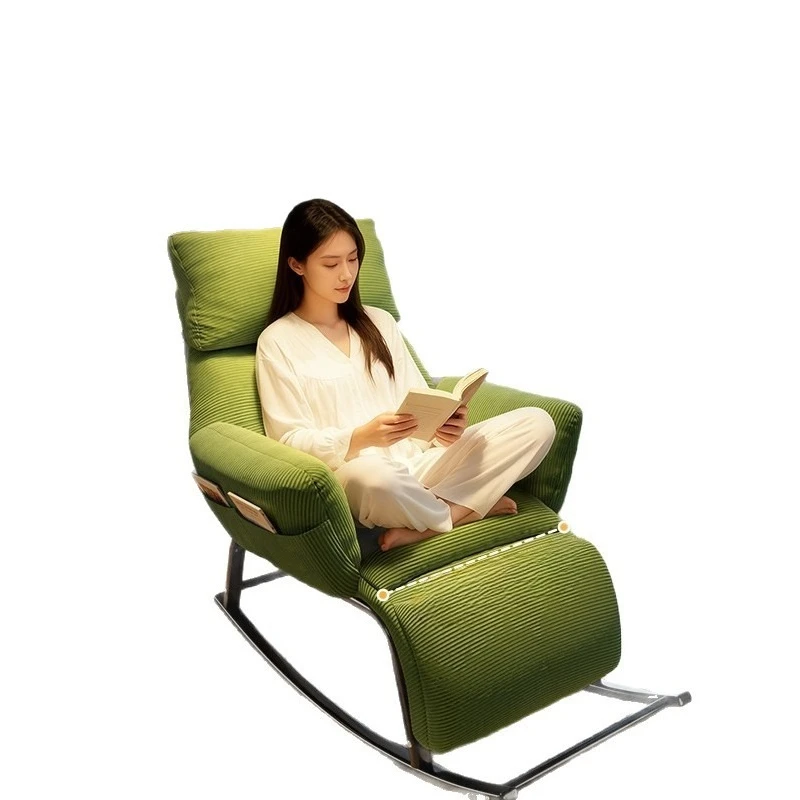 

Lunch break recliner can sleep backrest balcony rocking chair