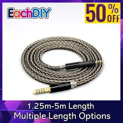 16 Core Grey Silver Plated Earphone Cable For Sennheiser HD599 HD569 HD 560S HD559 hd560s LN008833