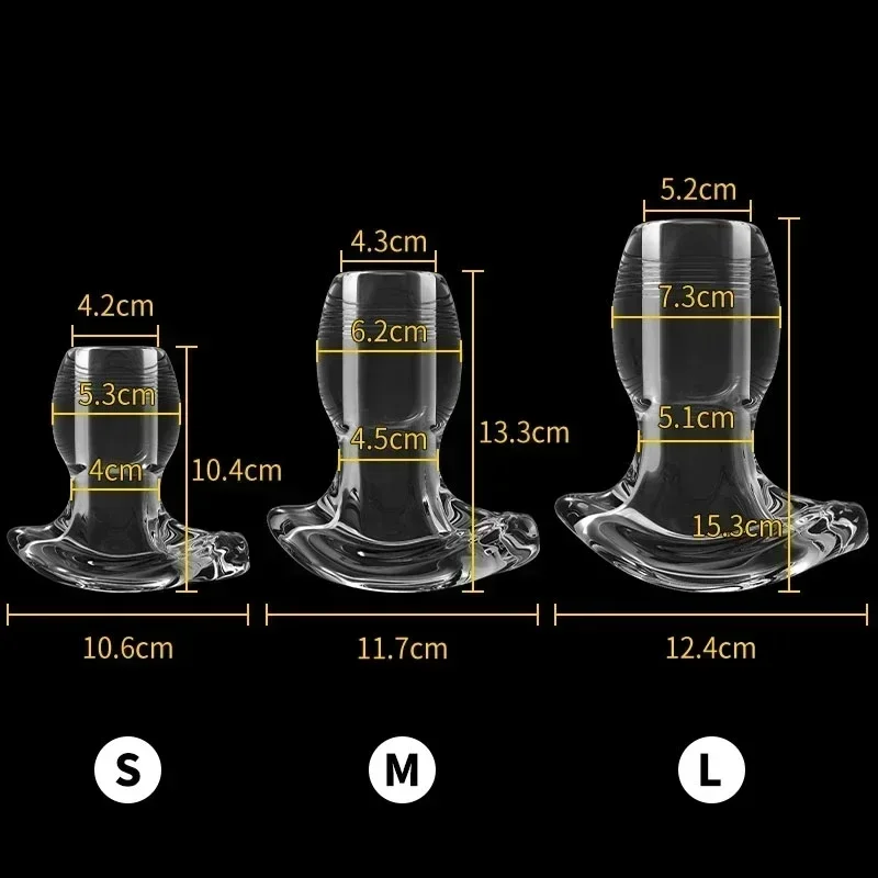 مضيئة المكونات الشرج جوفاء بعقب المكونات منتجات الكبار للزوجين الجنس يمزح تدليك البروستاتا الشرج موسع الحمار محفز حقنة شرجية #2