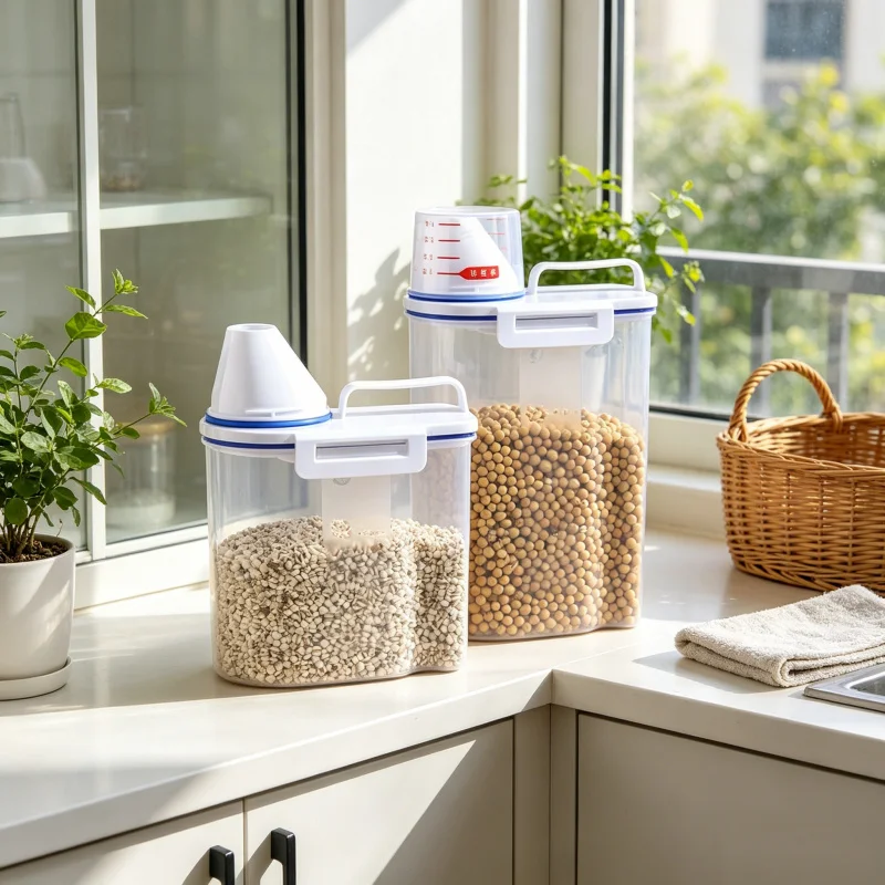 Large Pet Food Storage Bin Airtight Seal – BPA-Free Durable Kibble & Dry Food Container, Large Capacity for Pantry Dogs Cats