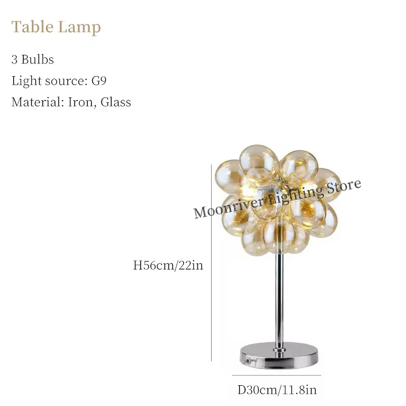 Moonriver Verlichting Moderne Glazen Bal Kroonluchter Creatieve Kleur Hangende Lampen Voor Plafond Woonkamer Hanglamp Kamer Decor